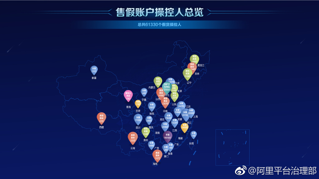 阿里巴巴大数据发布打假地图：广东制假售假最为严重