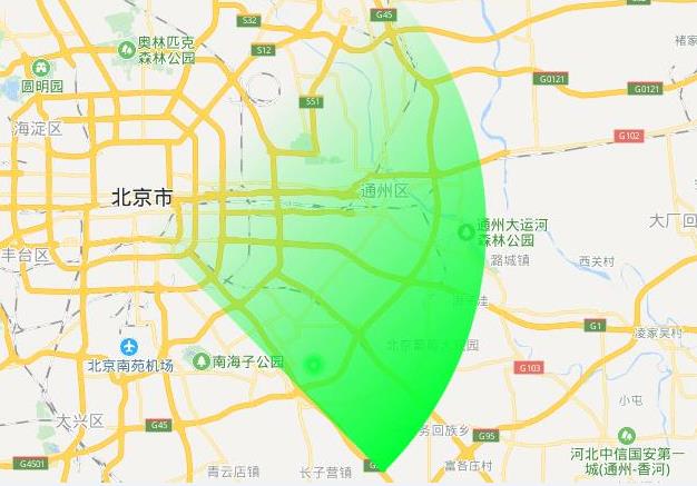 底部调用百度地图和标记位置支持雷达按区扫店、按区扫货特色功能