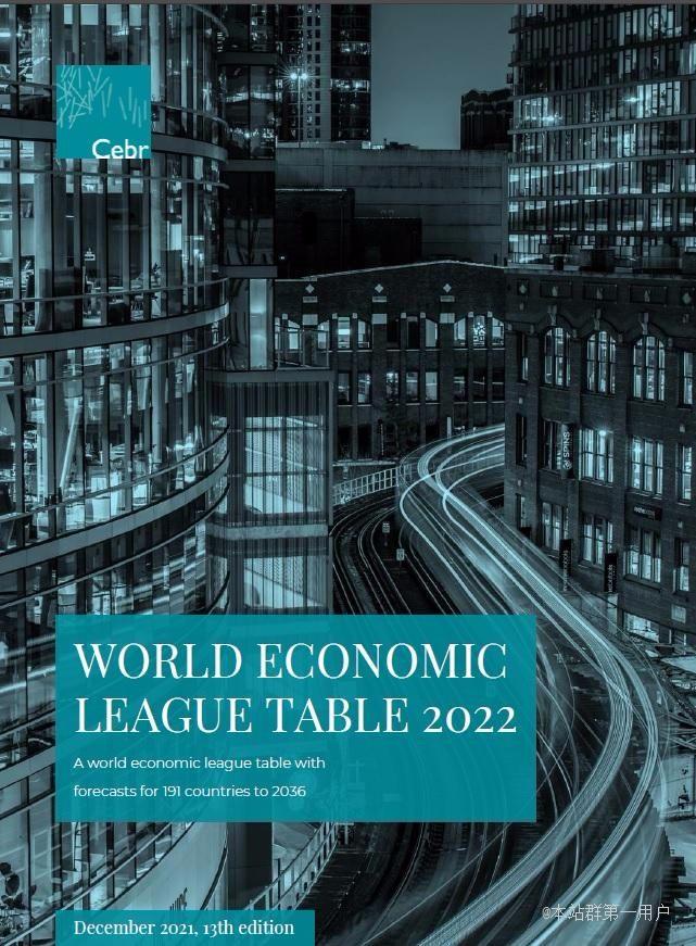 世界经济排行榜：英国经济商务研究中心预测，2036年世界经济强国