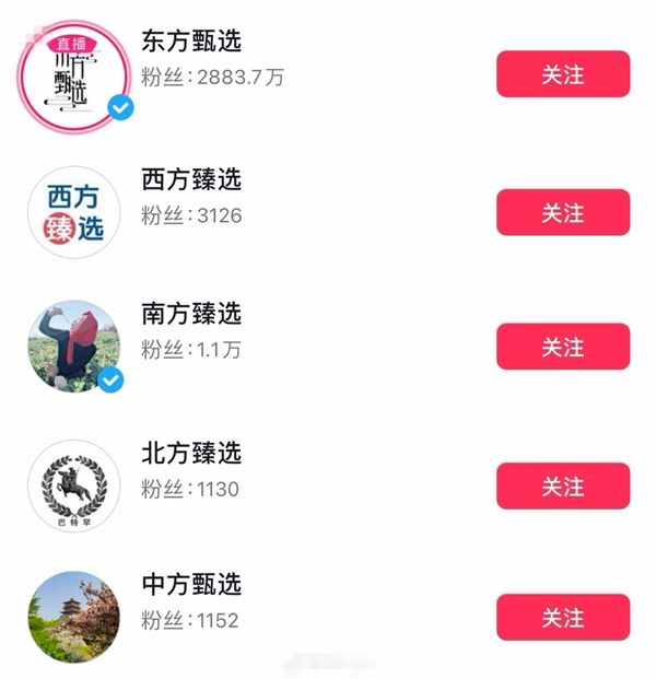 不少人尝试模仿东方甄选概念：东方甄选高仿账号上热搜，西方臻选内容已全部清空 ...