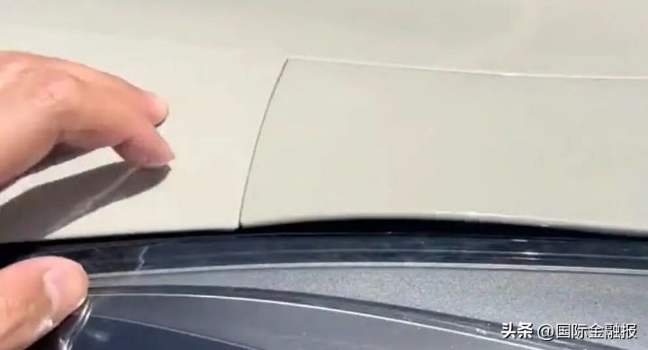 车壳板接缝处鼓包翘边、新买的惊现测试车标识，设计制造管理经验不足小米新车毛病不断